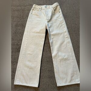 Citizens Of Humanity Gaucho Wide Leg Crop Jeans Marzipan 25
